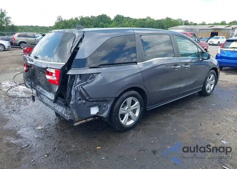 2018 Honda Odyssey Ex-L from USA, damaged, VIN 5FNRL6H73JB083476